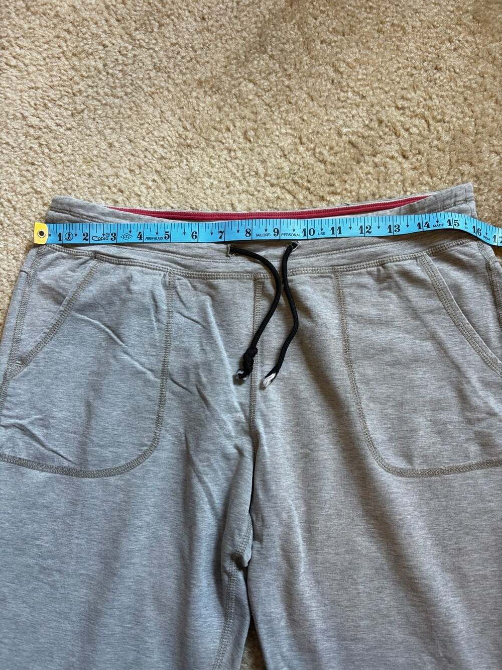 Patagonia Women's Organic Cotton Ahnya French Terry Jogger Pants Heather Grey - Picture 2 of 8